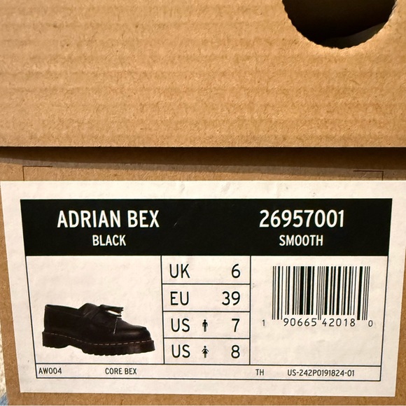 Dr. Martens Black Leather Kiltie Tassel Loafers - Picture 4 of 7